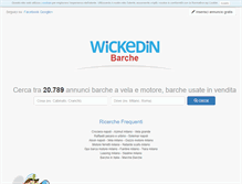 Tablet Screenshot of barche.wickedin.it